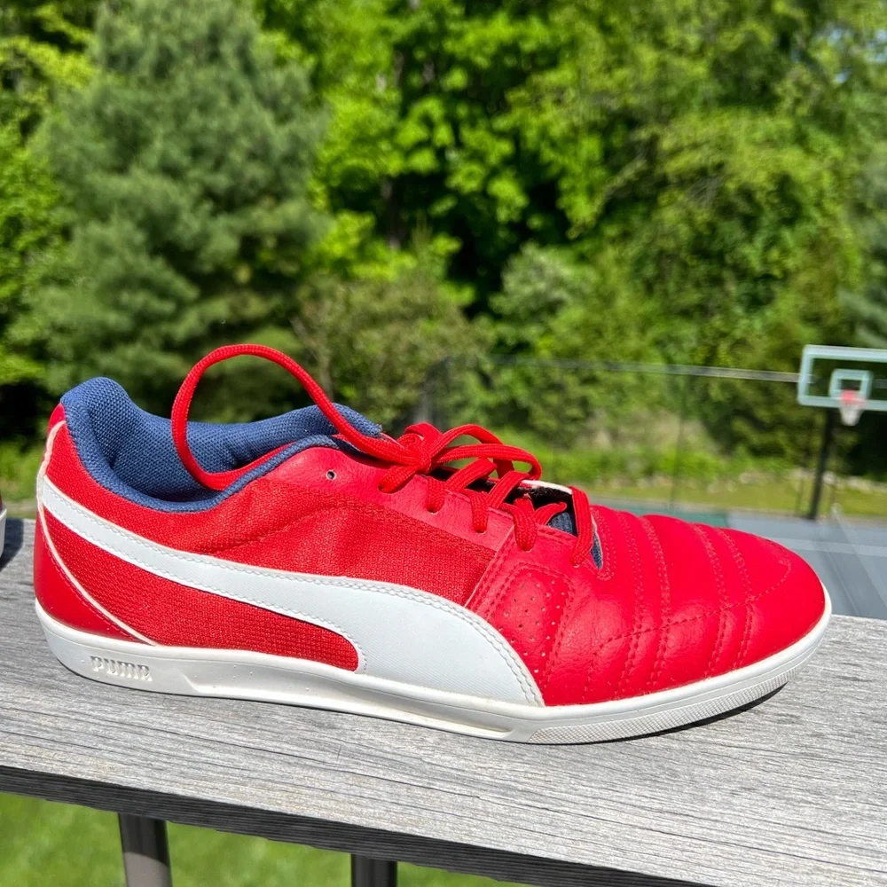 Puma Mens Red Arsenal Sneakers - Picture 6 of 7
